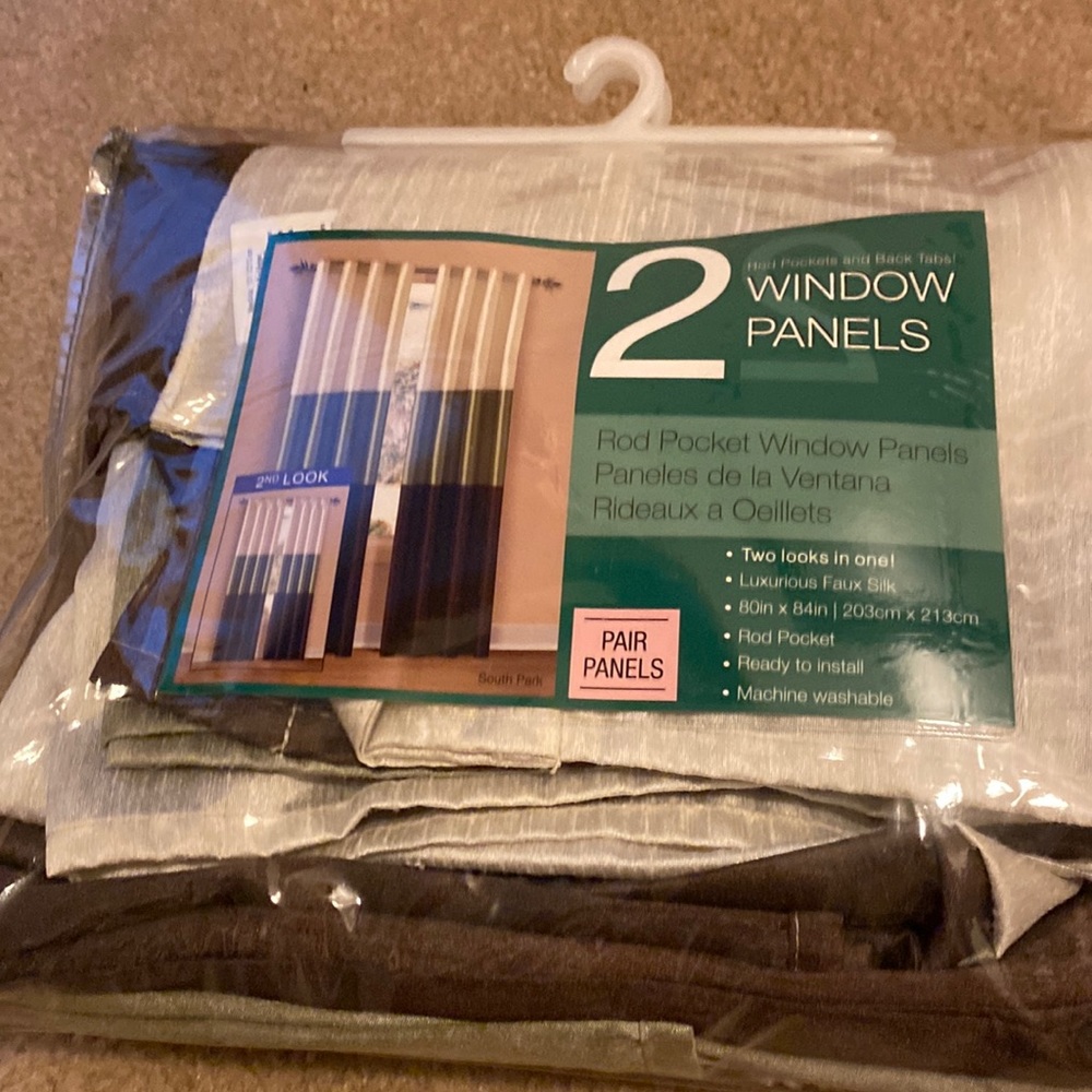 A pair of window panels